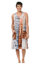 Poppie Dress – Havana Front – Ella Where She Shops