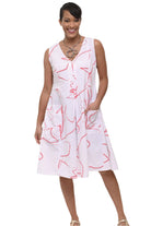 Poppie Dress – Hibiscus Ribbon Front – Ella Where She Shops