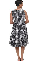 Poppie Dress – White Marbles Back – Ella Where She Shops