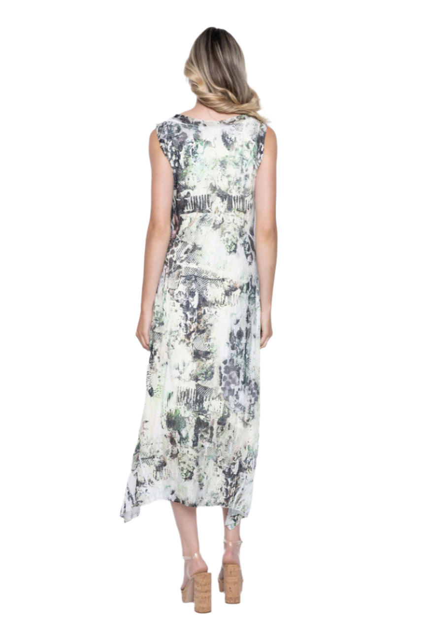 Printed Novelty Knit Dress – Back – Ella Where She Shops