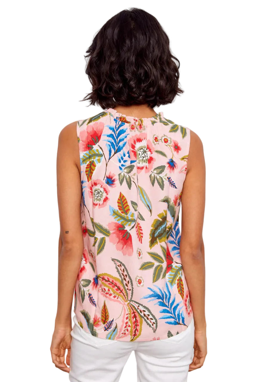 Printed_Sleeveless_Blouse_With_Ruffle2_ella_where_she_shops