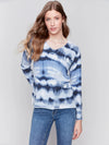 Printed V-Neck Sweater