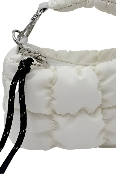 Puffer Bag Charm/Keychain – Ivory – Ella Where She Shops