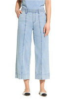 Pull-On Wide Crop Trouser – Front – Ella Where She Shops