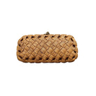 Rattan Wide Weave Clutch ella where she shops