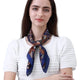  Paisley Silk Scarf navy ella where she shops