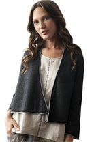 Reversable Mesh Stitch Cardigan - Ella Where She Shops