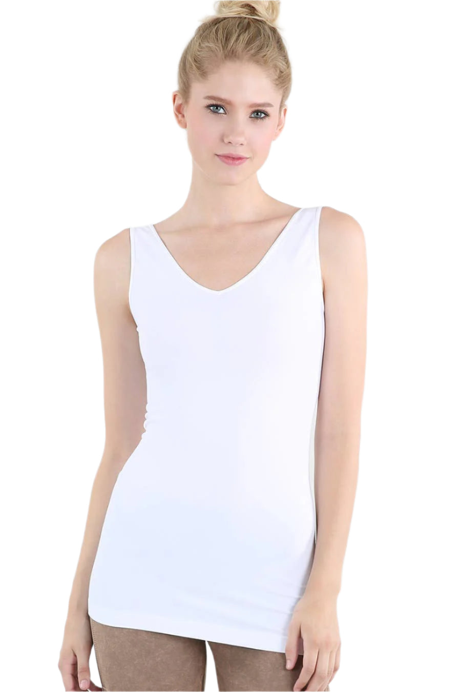 Reversible Tank Top – White – Ella Where She Shops