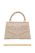 Rhinestone Top Handle Clutch