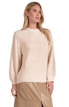 Ribbed Cozy Sweater ivory ella where she shops
