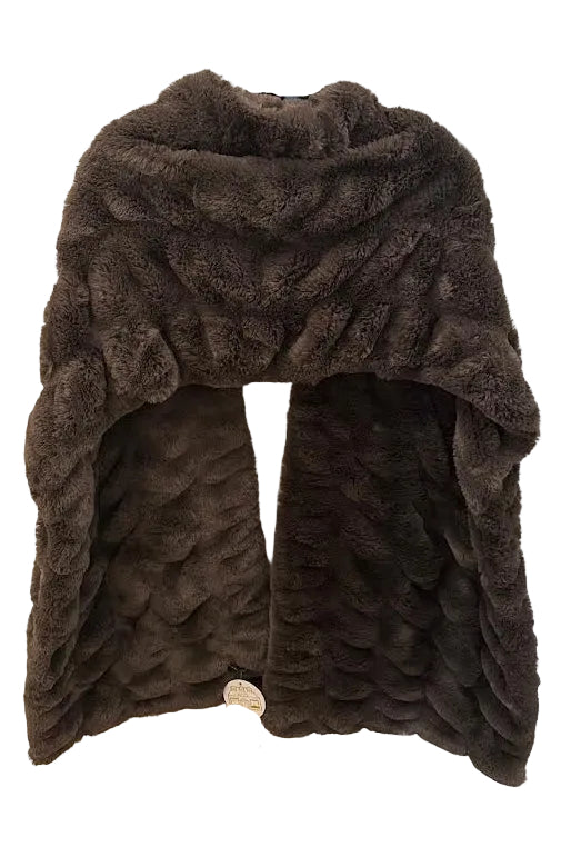 Royal Opulence Stole Brown texture  ella where she shops