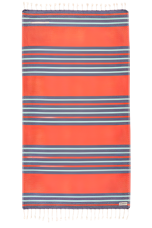 Sand Cloud Beach Towel - Candy Stripe Front - Ella Where She Shops