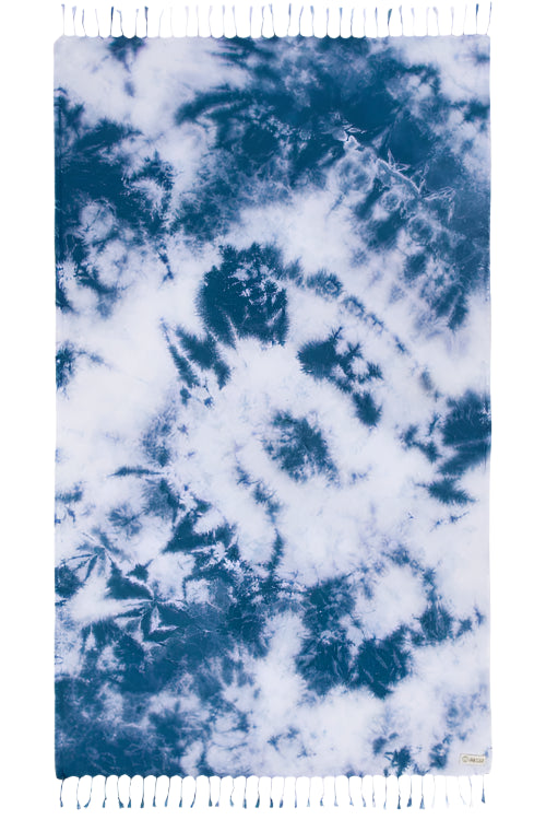 Sand Cloud Beach Towel - Navy Acid Wash Front - Ella Where She Shops
