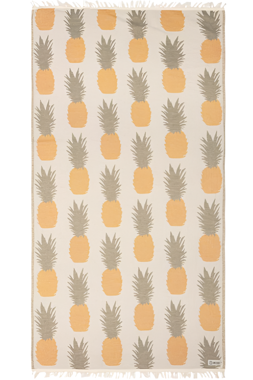 Sand Cloud Beach Towel - Pineapple Front - Ella Where She Shops