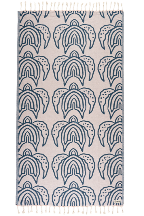 Sand Cloud Beach Towel - Turtle Island Front - Ella Where She Shops