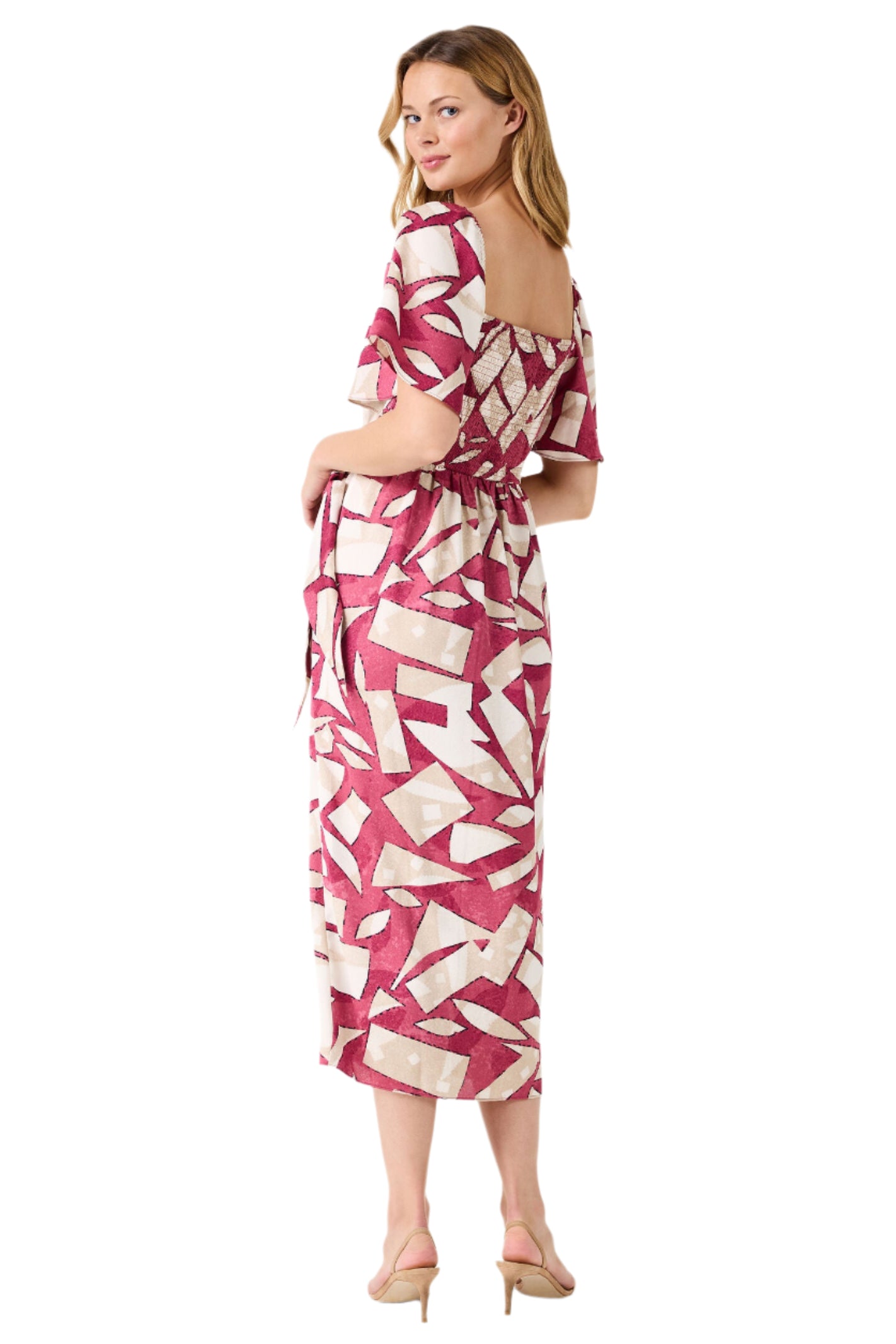 Shadow Block Dress – Back – Ella Where She Shops