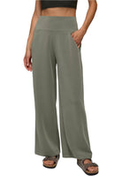 Shea Soft Wide Leg Pant – Thyme Front – Ella Where She Shops