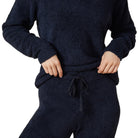 Softies Solid Marshmallow V-neck Lounge Set ella where she shops