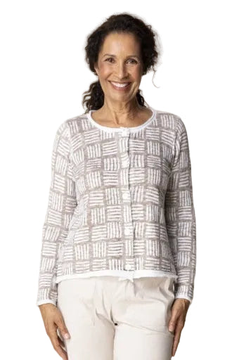 Softly Stamped Cardigan ella where she shops 