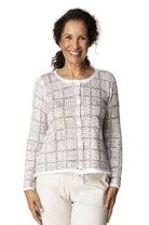 Softly Stamped Cardigan ella where she shops 