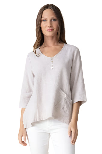 Solid Vista Pullover top Ella where she shops