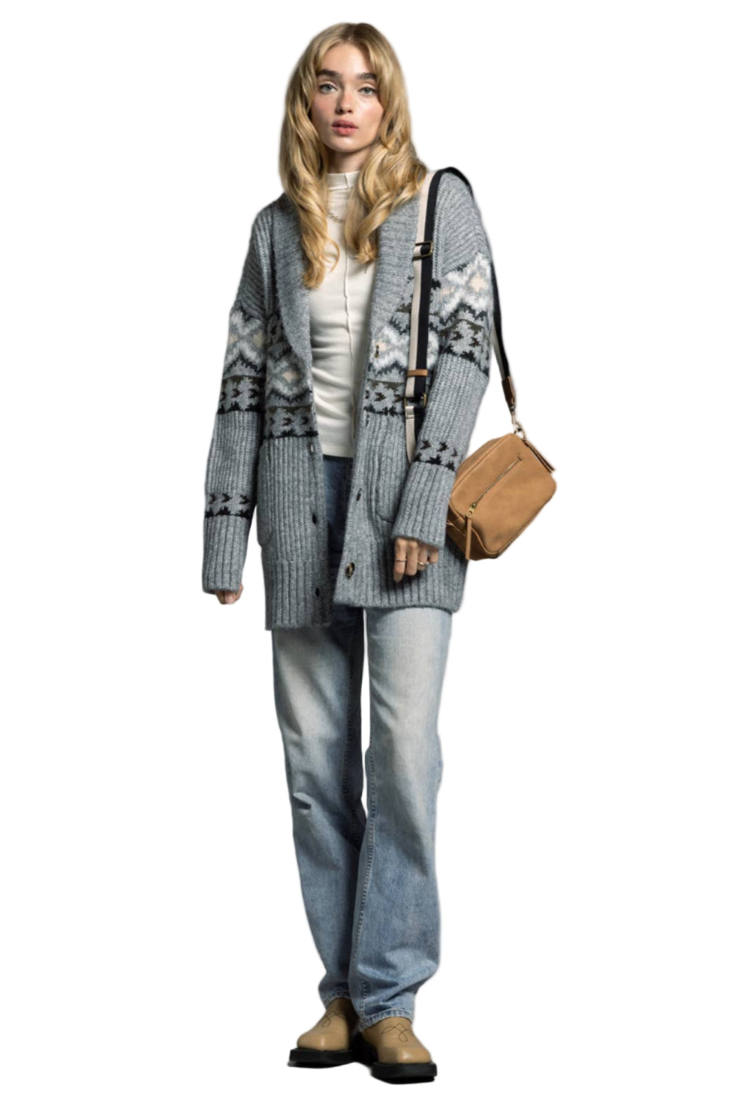 Spencer Cardigan – Front – Ella Where She Shops