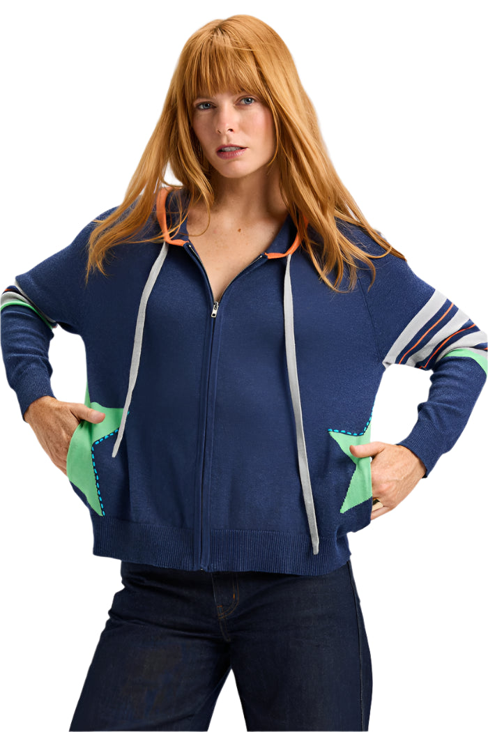 Star Hoodie – Denim – Ella Where She Shops