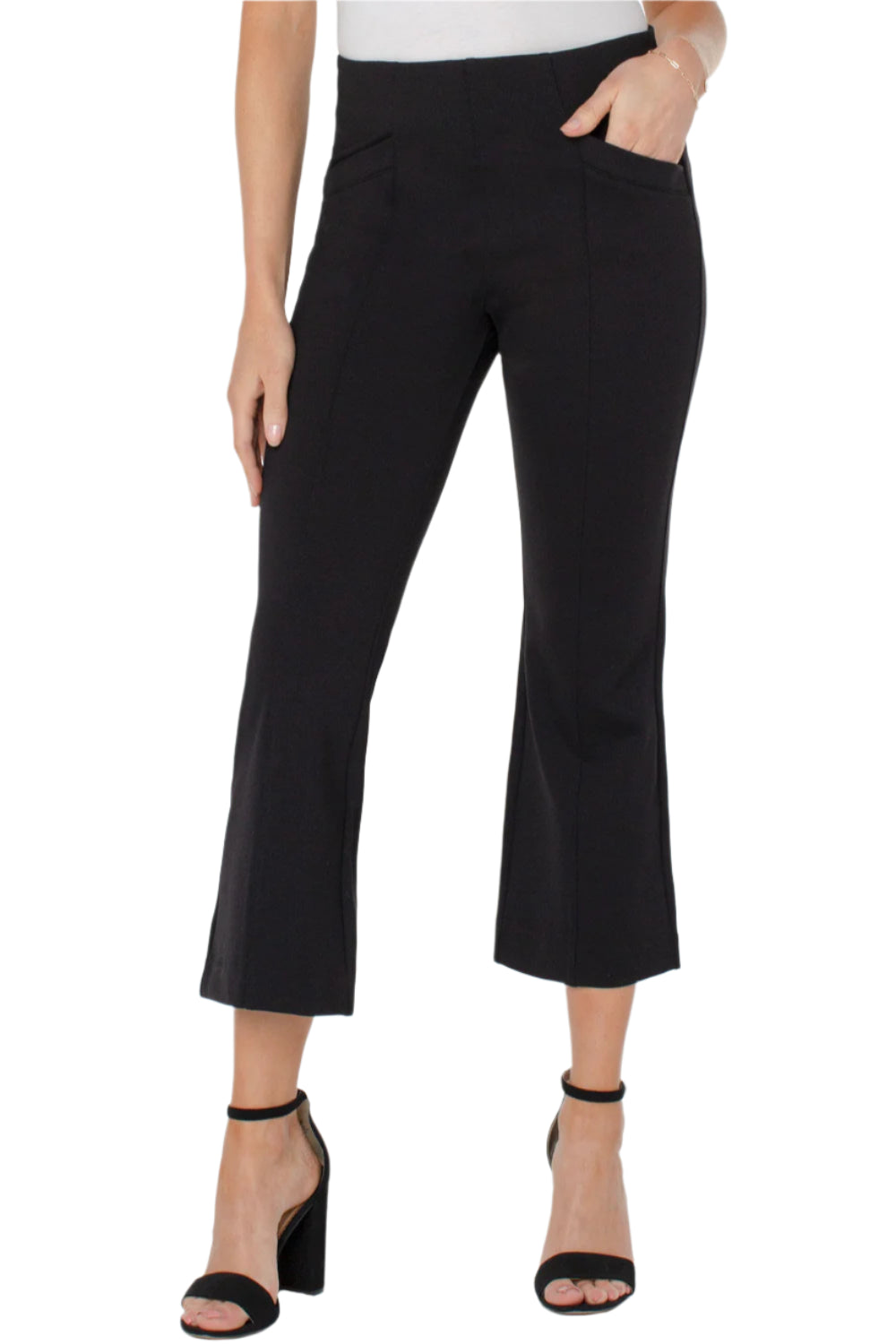 Stella Kick Flare With Welt Pockets - Front - Ella Where She Shops
