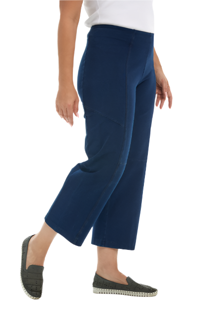 Stonewashed Denim Knit Flood - Ella Where She Shops