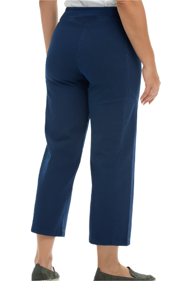 Stonewashed Denim Knit Flood Back - Ella Where She Shops