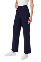 Stretch Twill Cropped Wide Pant – Front – Ella Where She Shops