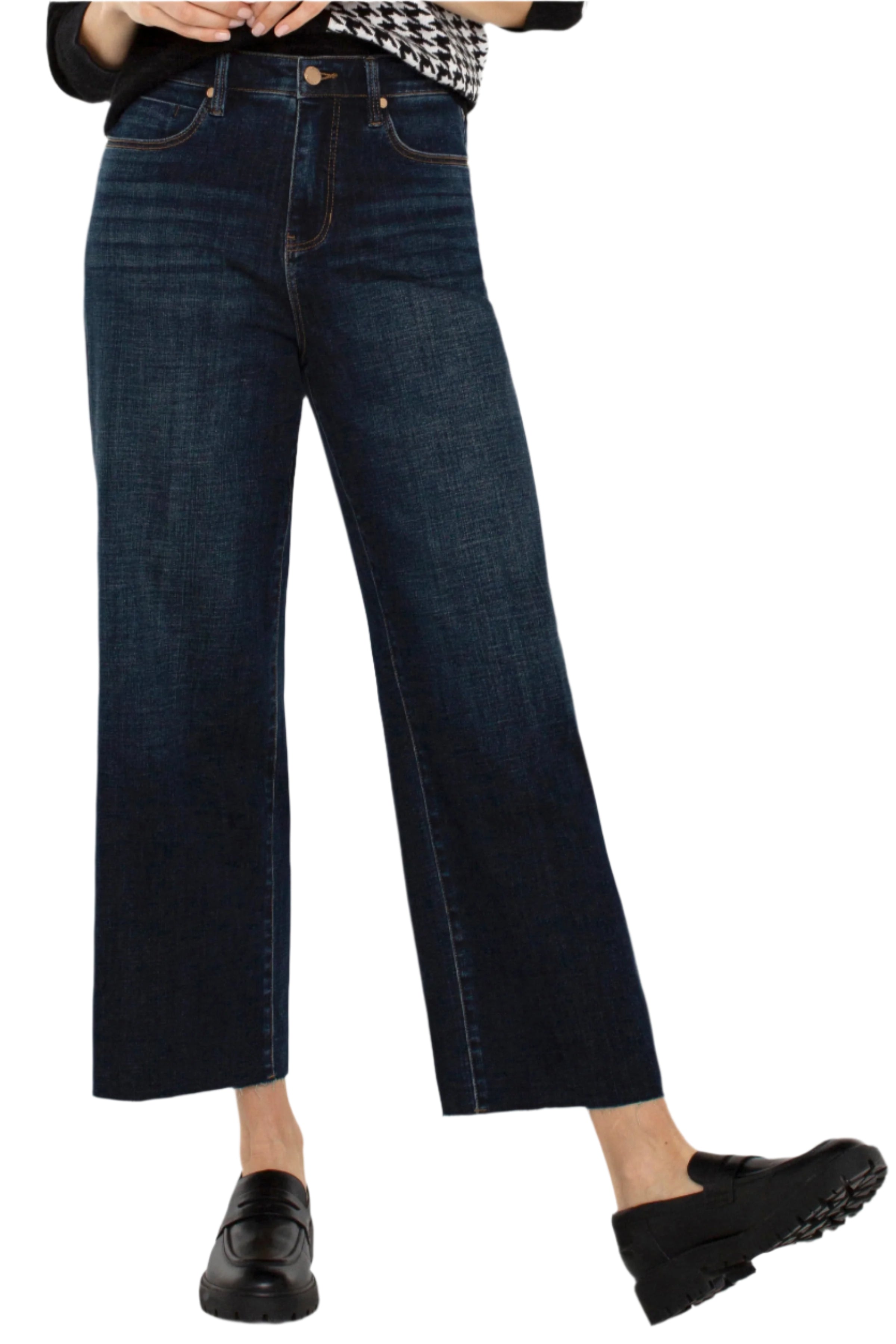 Stride Hi-Rise With Cut Hem Jean - Eastmoor - Ella Where She Shops