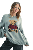 Teddy Bear Sweater – Front – Ella Where She Shops