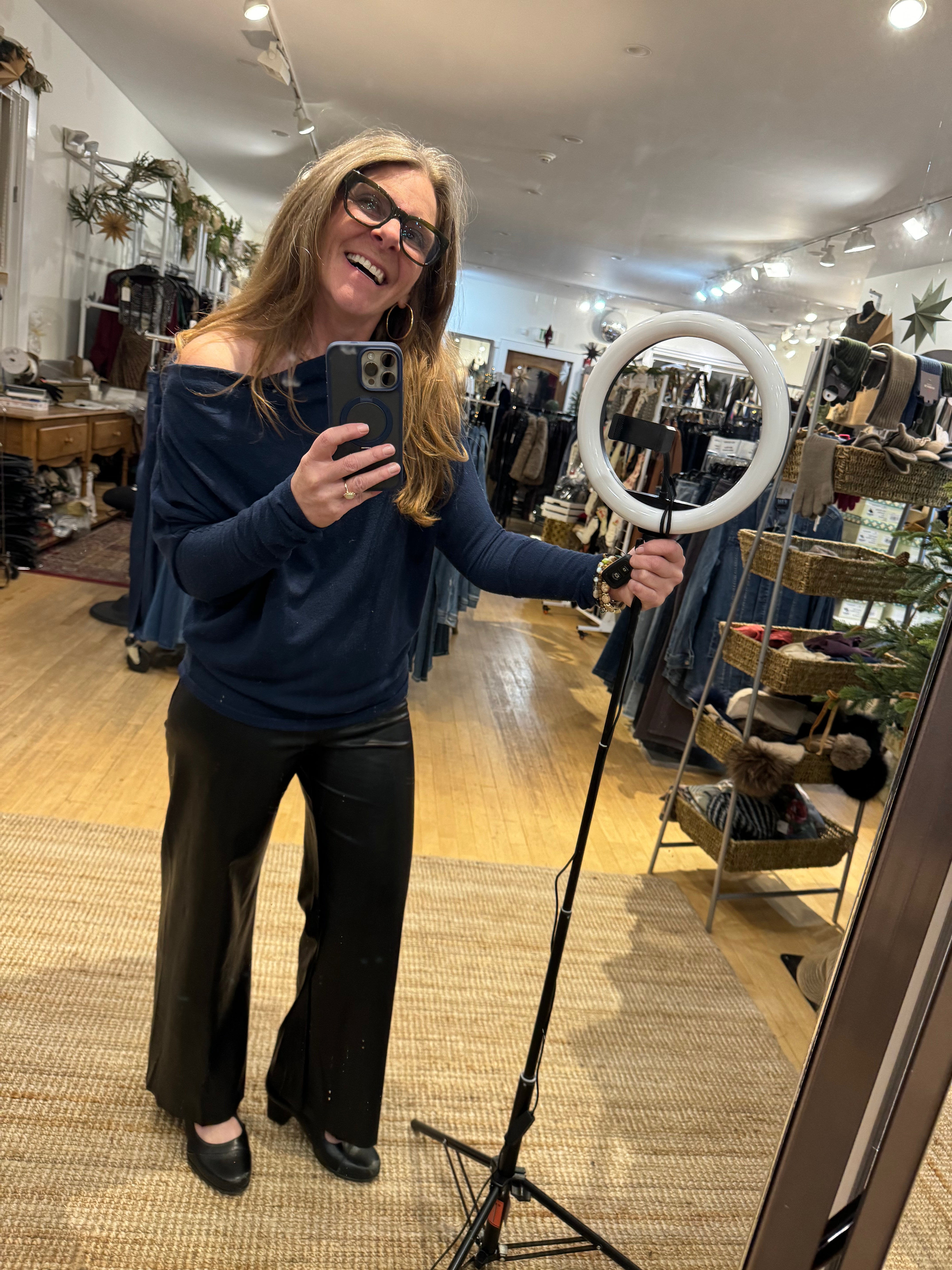 The Anywhere Top – On Model – Ella Where She Shops