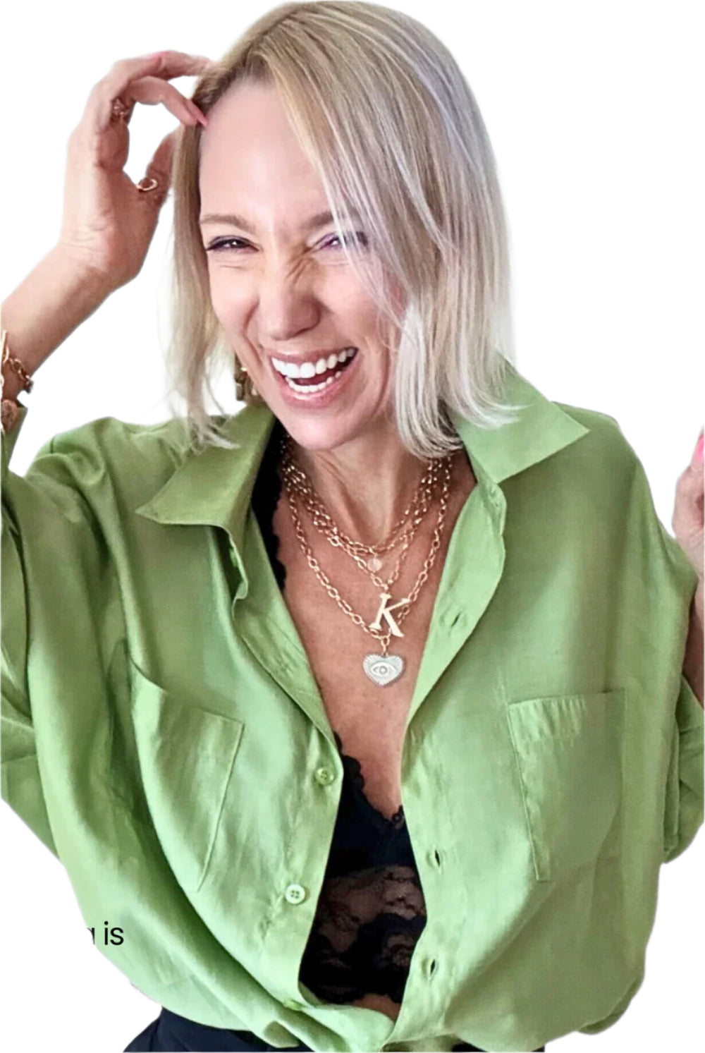 The Goddess Shirt – Pistachio – Ella Where She Shops