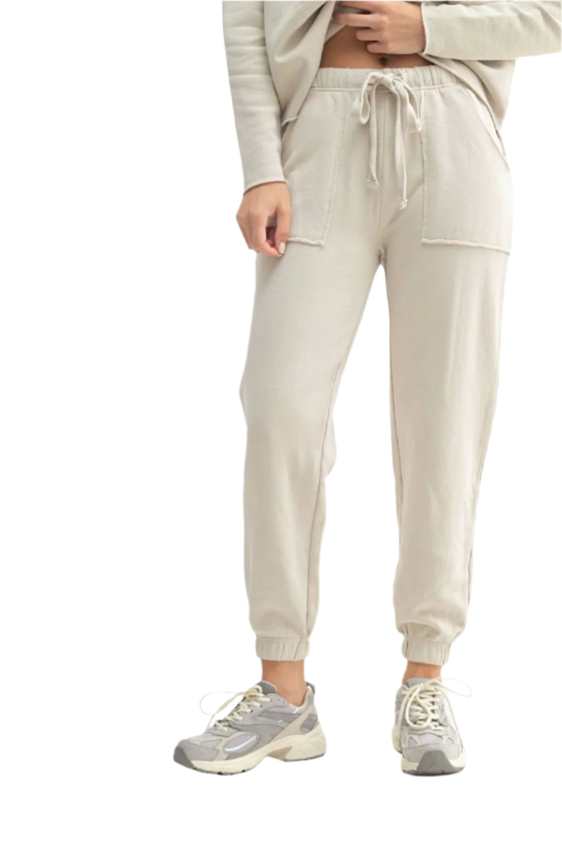 Toothpick Denim Leggings Mid Wash – Front – Ella Where She Shops