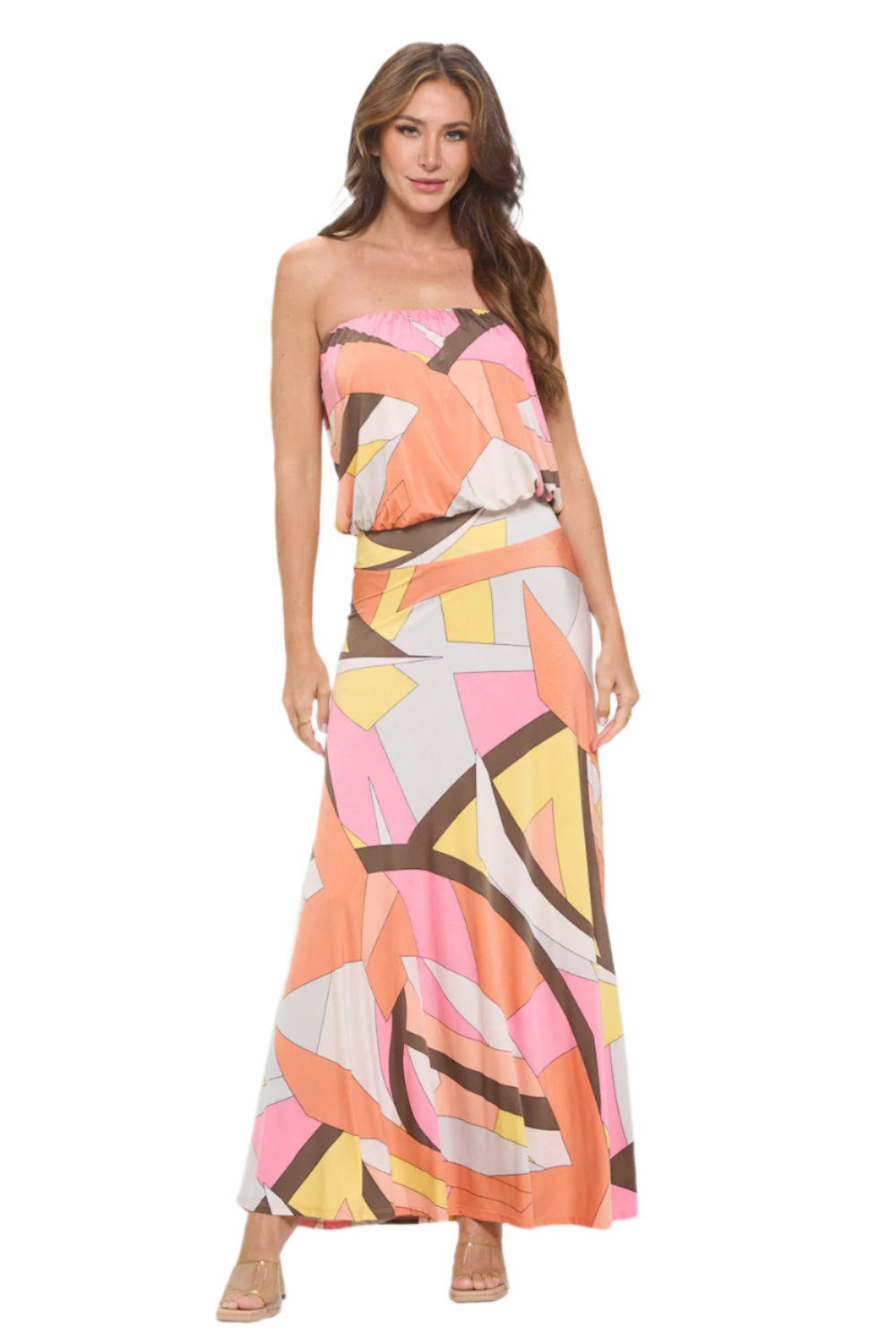 Tube Top Flowy Maxi Dress Pattern - Ella Where She Shops