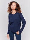 V neck long sleeve