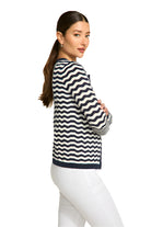 Wave Stitch Cardigan – Back – Ella Where She Shops