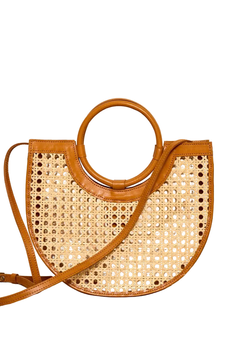 Weave Rattan Handbag ella where she shops