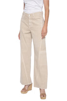Wide-Leg Regular Length Denim Jeans – Front – Ella Where She Shops