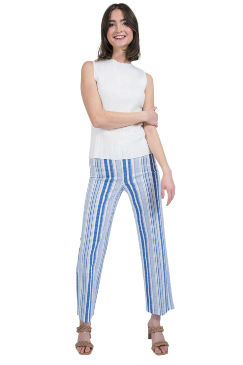 Wide Denim Stripe Wide Leg Pant ella where she shops