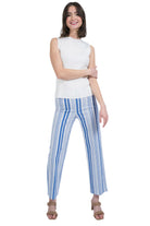 Wide Denim Stripe Wide Leg Pant ella where she shops