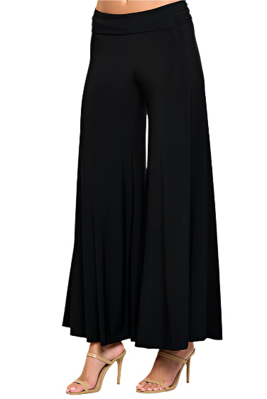 Wrinkle Resistant Palazzo Pants - Ella Where She Shops