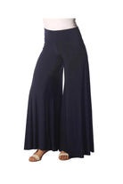Wrinkle Resistant Palazzo Pants Navy Ella where she shops