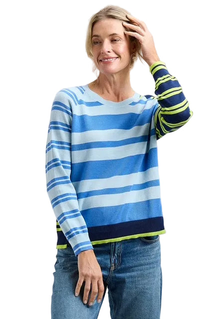 Zaket & Plover Crazy Stripe Sweater ella where she shops