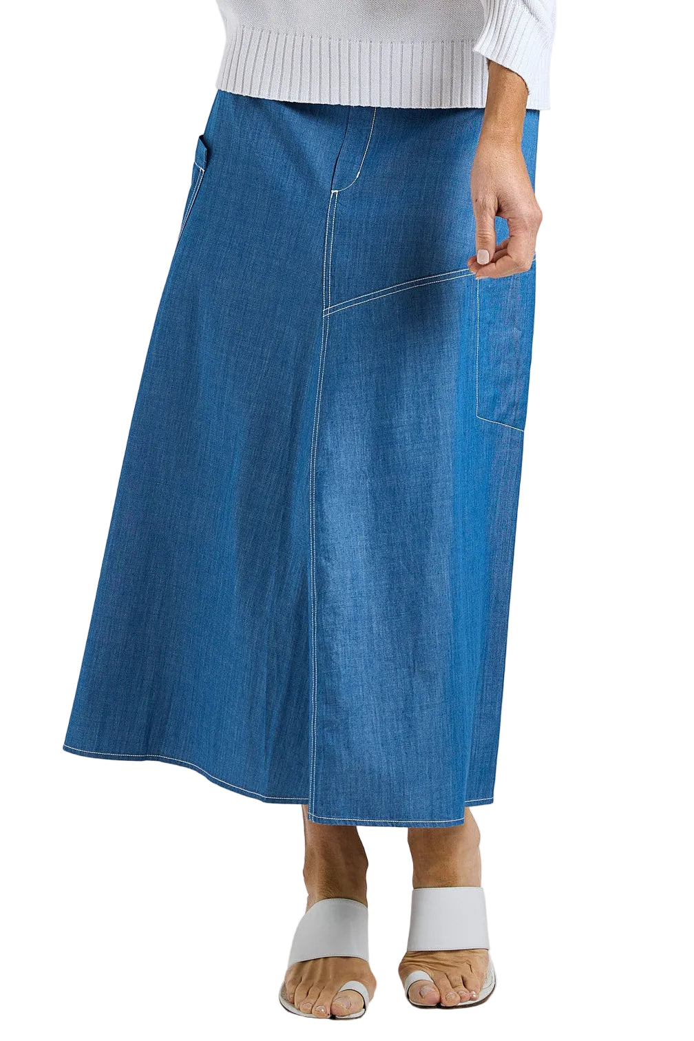Zaket & Plover Denim Skirt denim ella where she shops