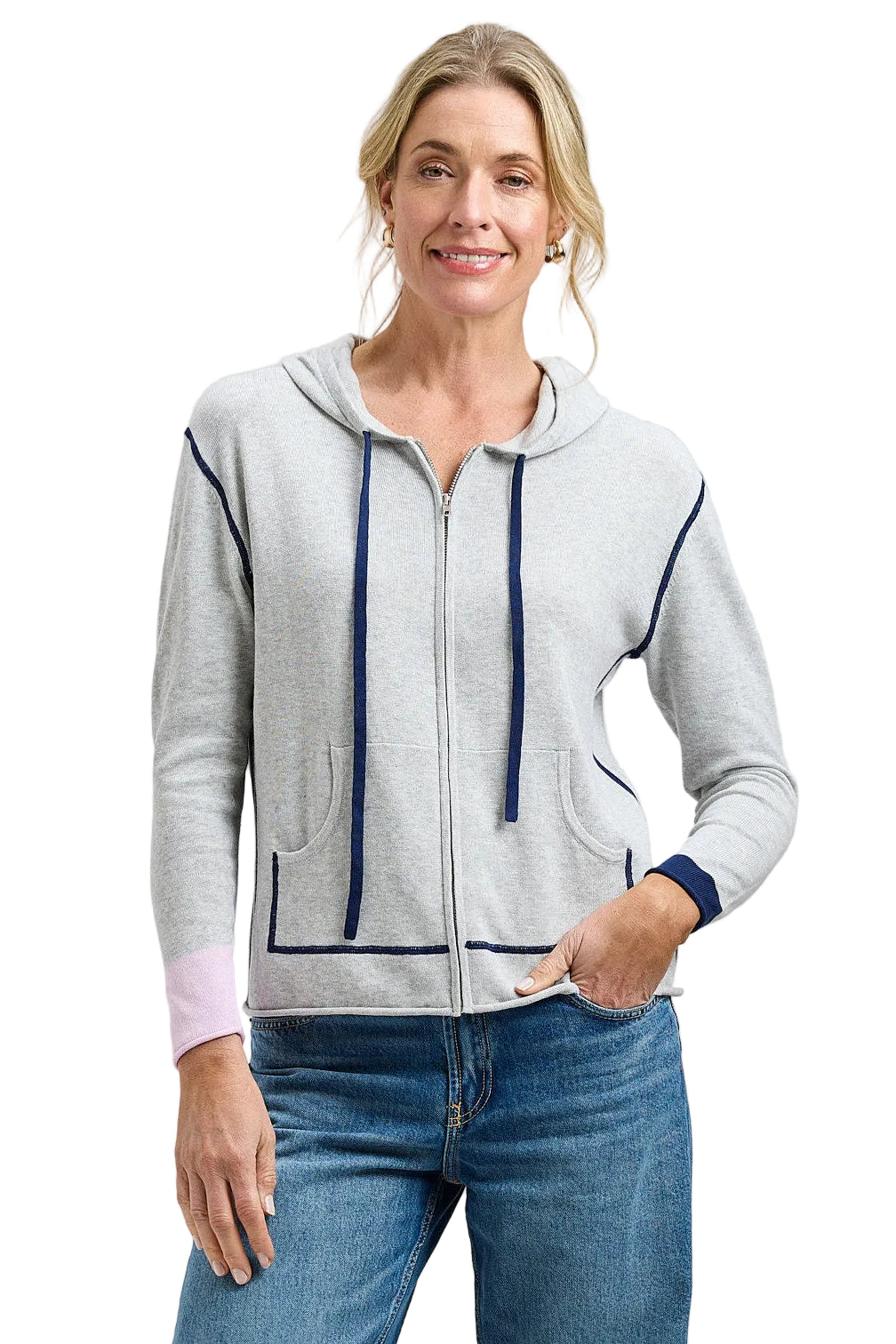 Zaket & Plover Sports Hoodie sweater ella where she shops