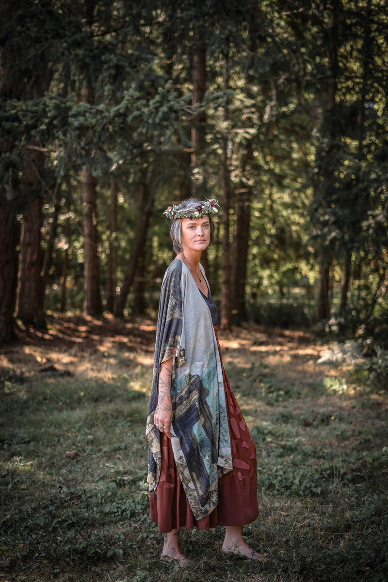 Castles In The Air Bohemian Bamboo Starduster Kimono