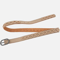 Silver Buckle Circle Links Belt - Anisa